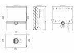 Ketaus krosnelė Plamen ECO 50 (12-14 kW) - Image 2